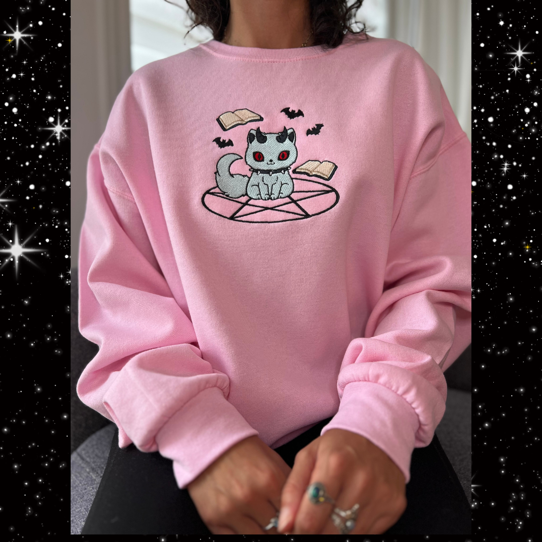 Demon Kitty crewneck