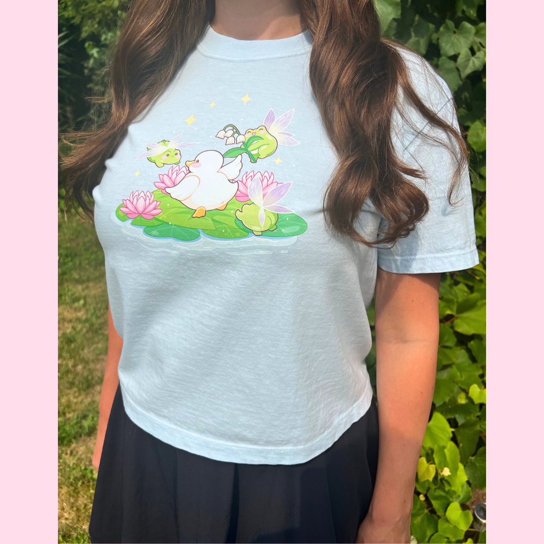 Cheeky Frogs Paradise Boxy T-Shirt
