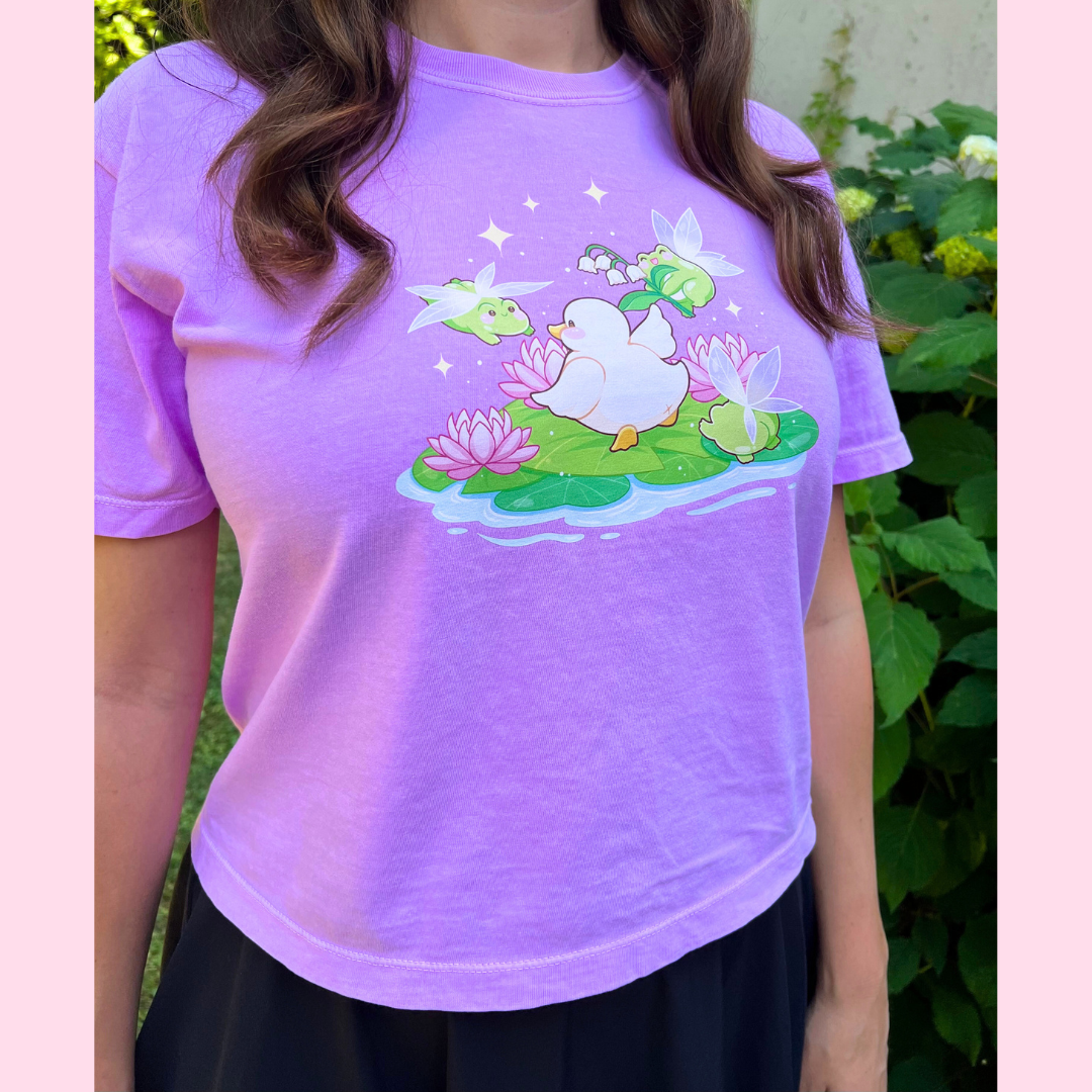 Cheeky Frogs Paradise Boxy T-Shirt