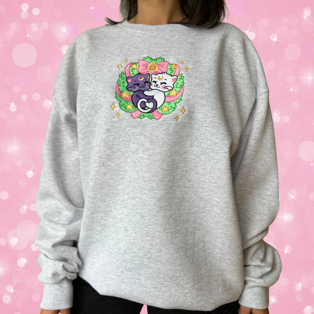 Moonlight Kitties crewneck