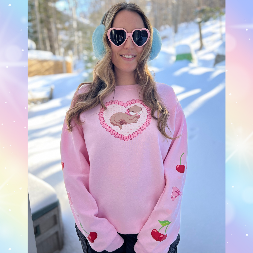π¦¦π𦦠OTTER LOVE π¦¦π𦦠Printed crewneck
