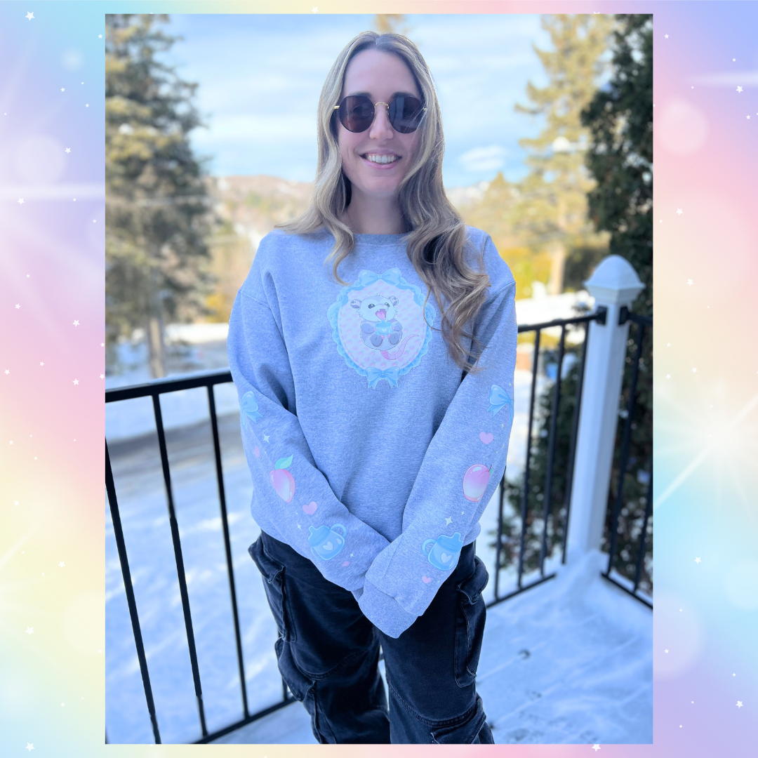 BABY OPOSSUM π©· Printed crewneck