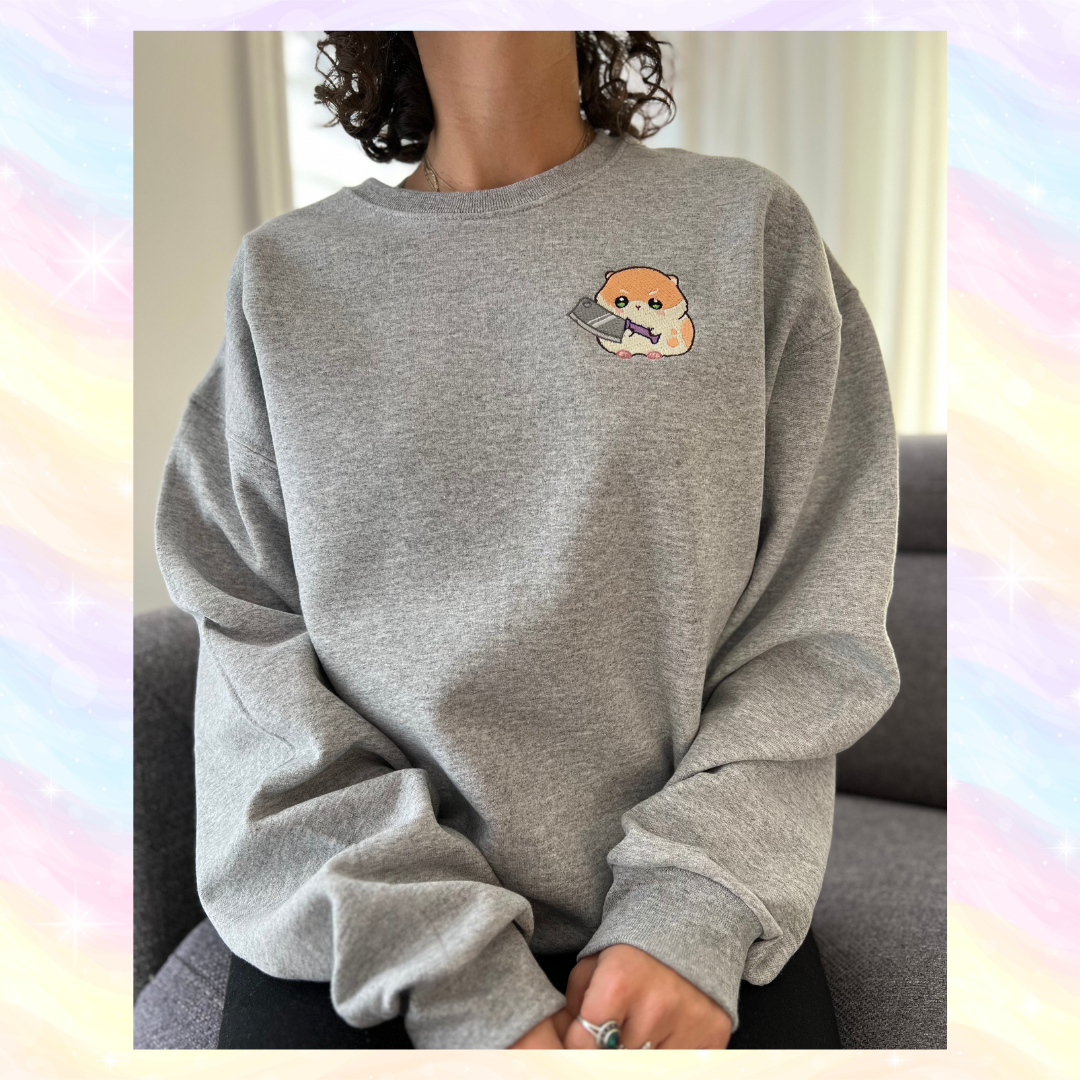 Georgie the Axe Hamster crewneck