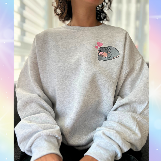 Baby Hippo crewneck