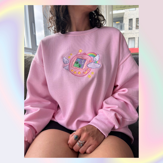 Froggy Tamagotchi crewneck