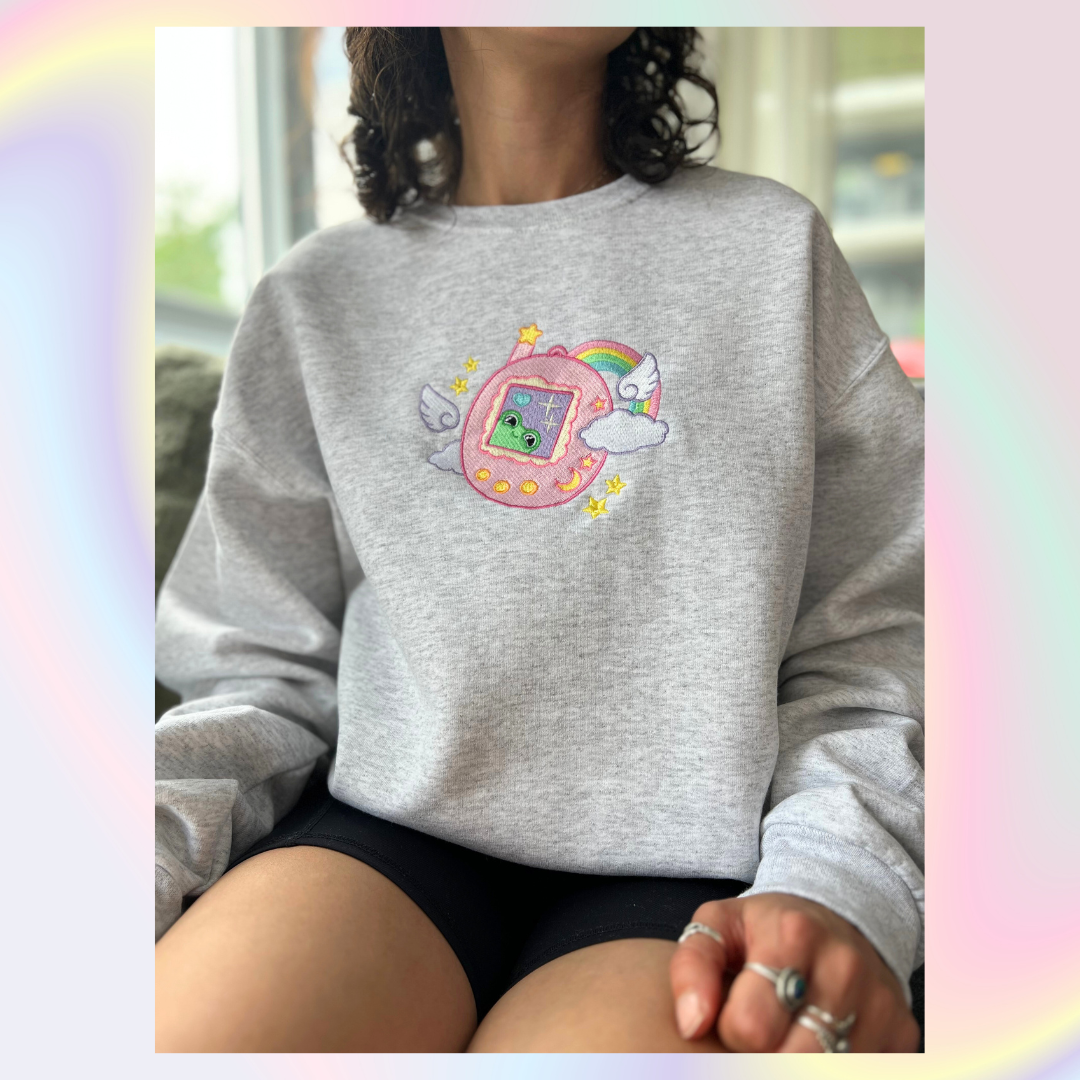 Froggy Tamagotchi crewneck