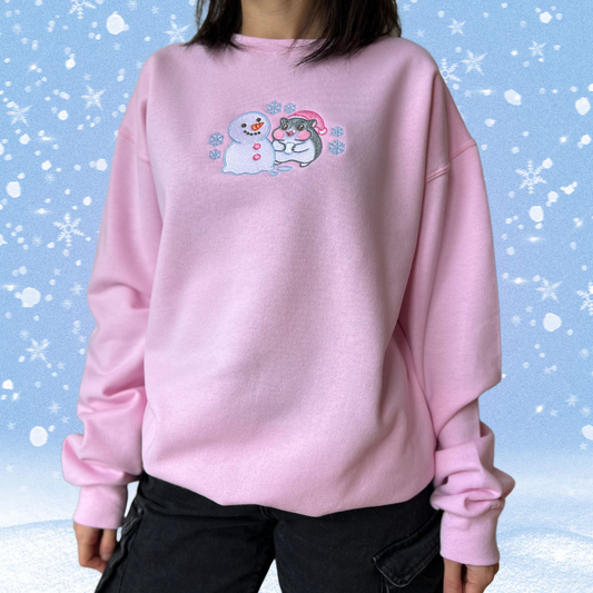 Frosty Cheeky Baby crewneck