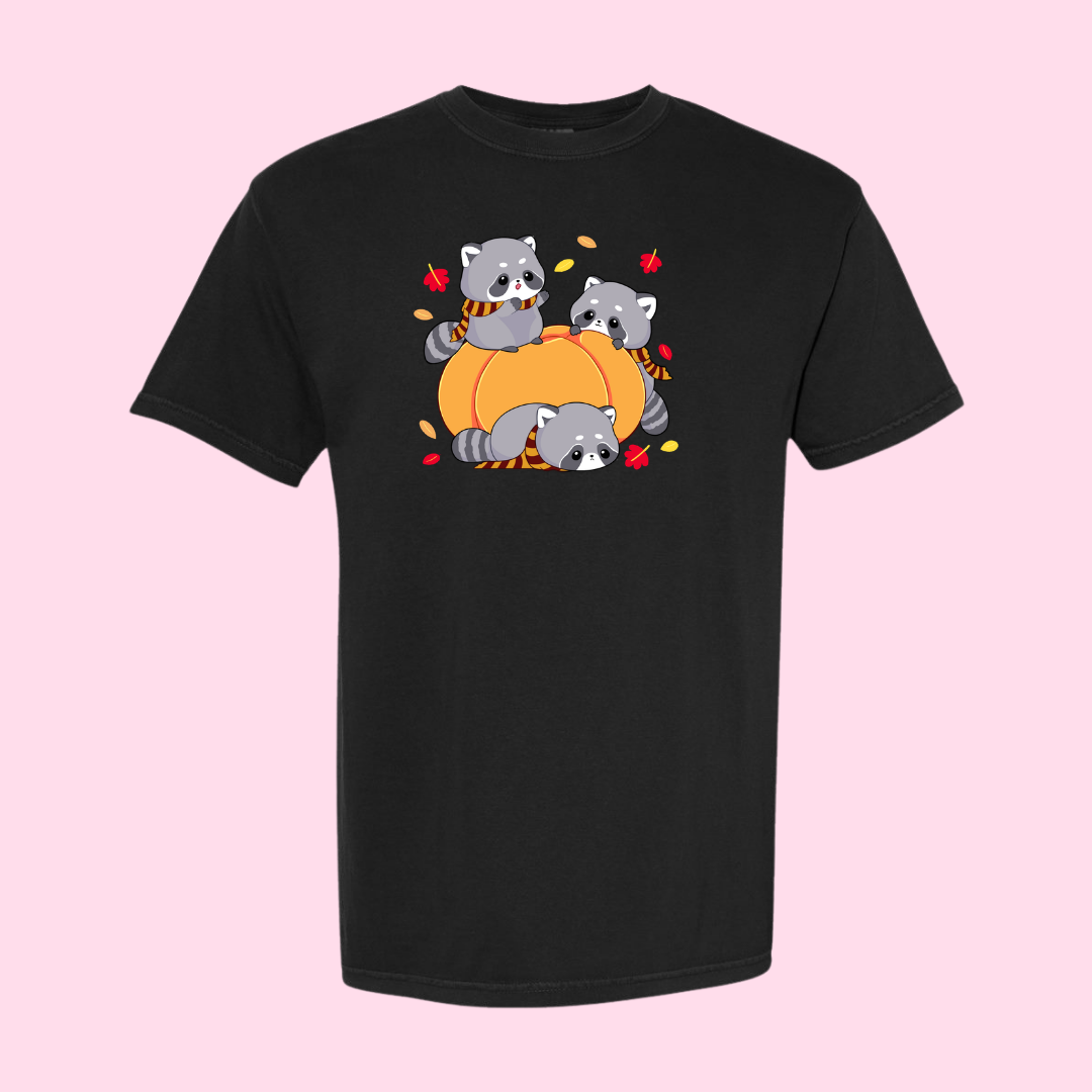 Autumn Raccoons T-Shirt