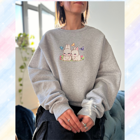 Spring Bunnies crewneck Already made