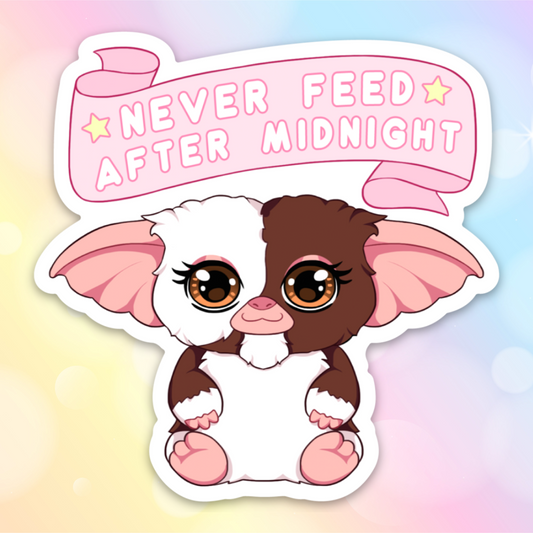 Never Feed After Midnight Sticker