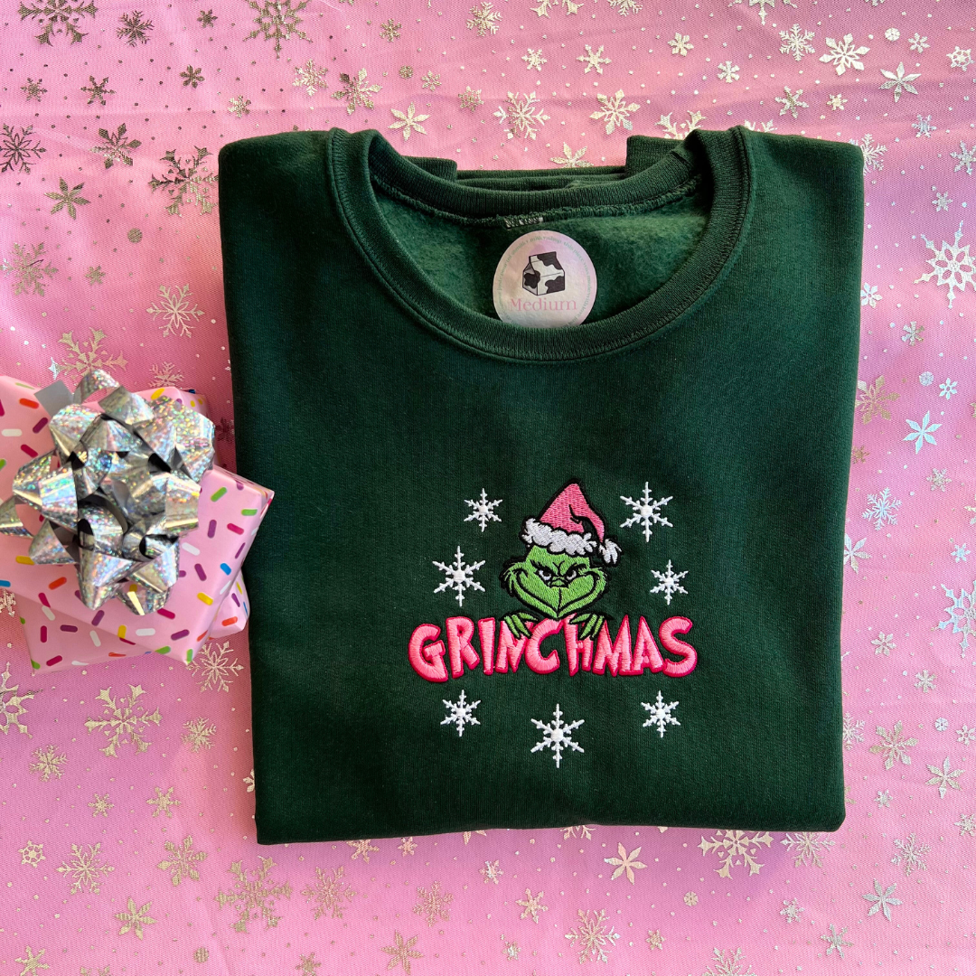 GRINCHMAS crewneck LAST ONES ready to leave