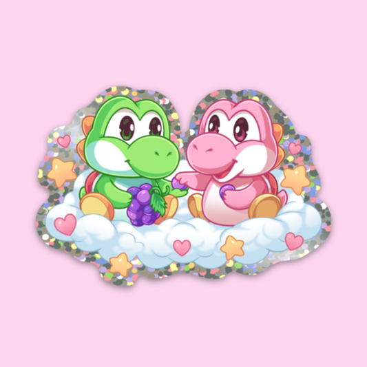 Juicy Babies 🩷 GLITTER STICKER