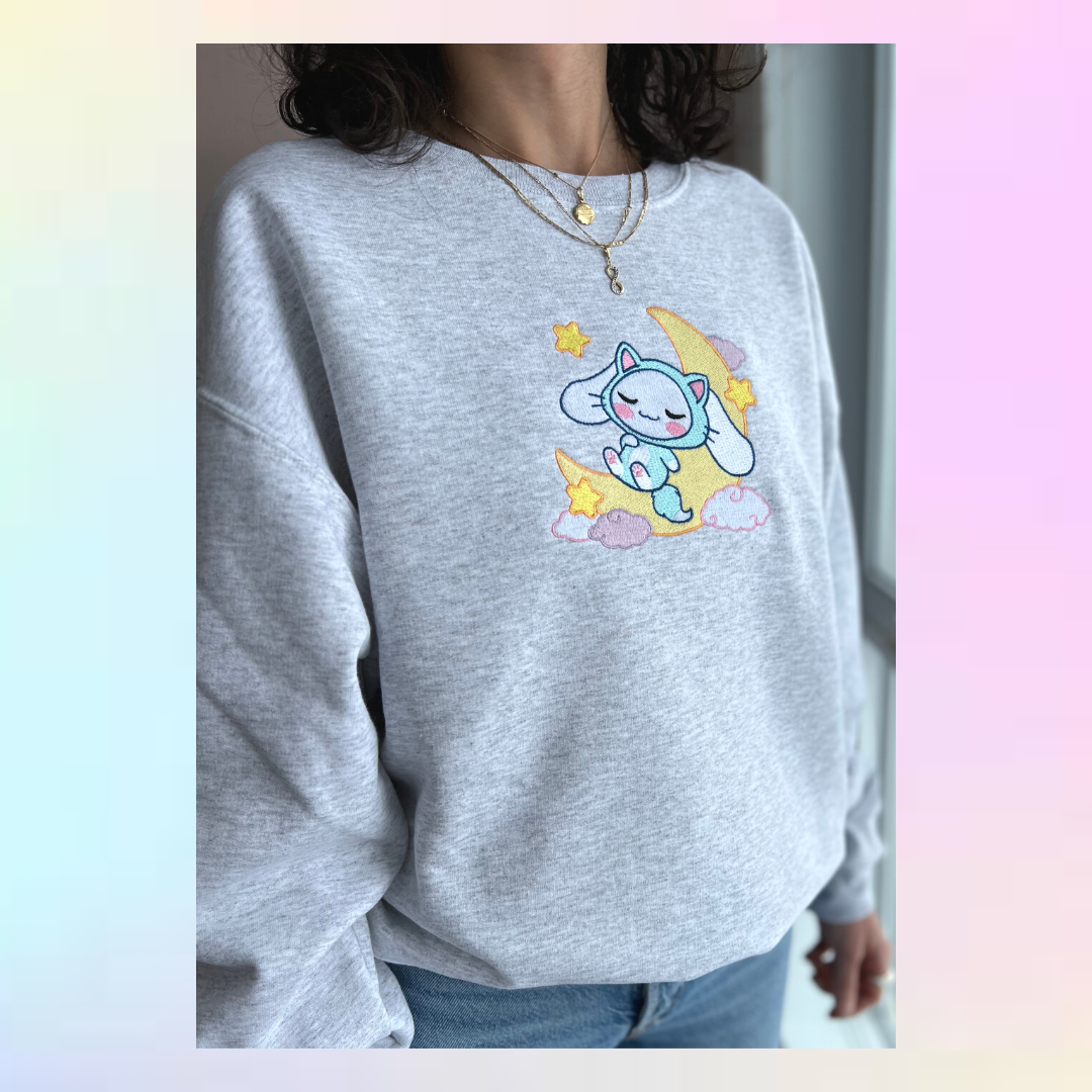 Sleeping Kitty crewneck